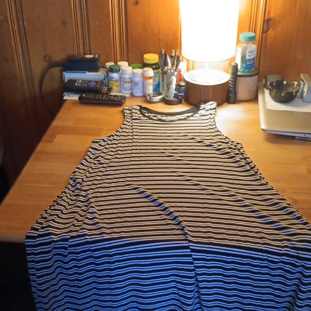 Striped Sleeveless Dress